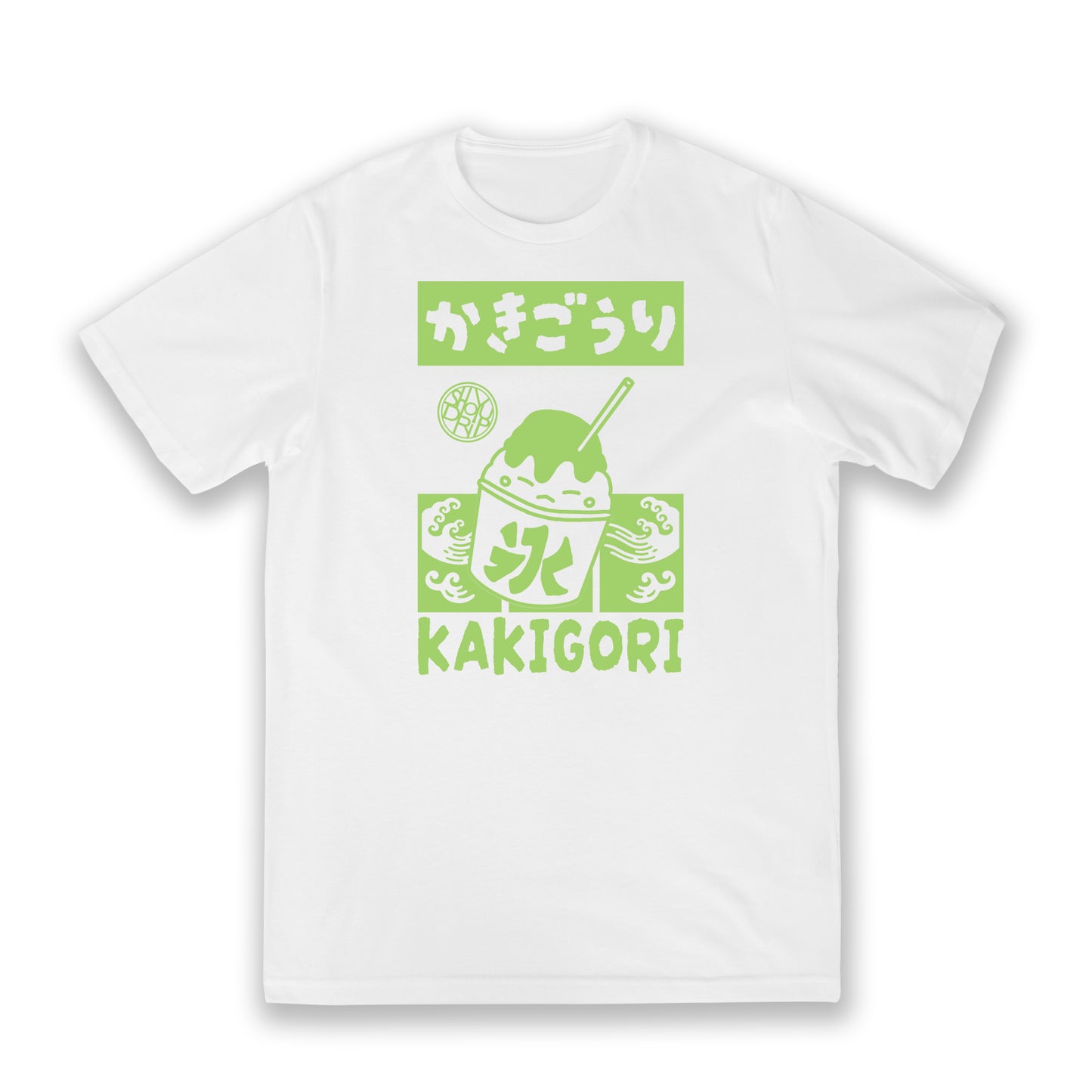 Kakigori White Cotton Classic Tee