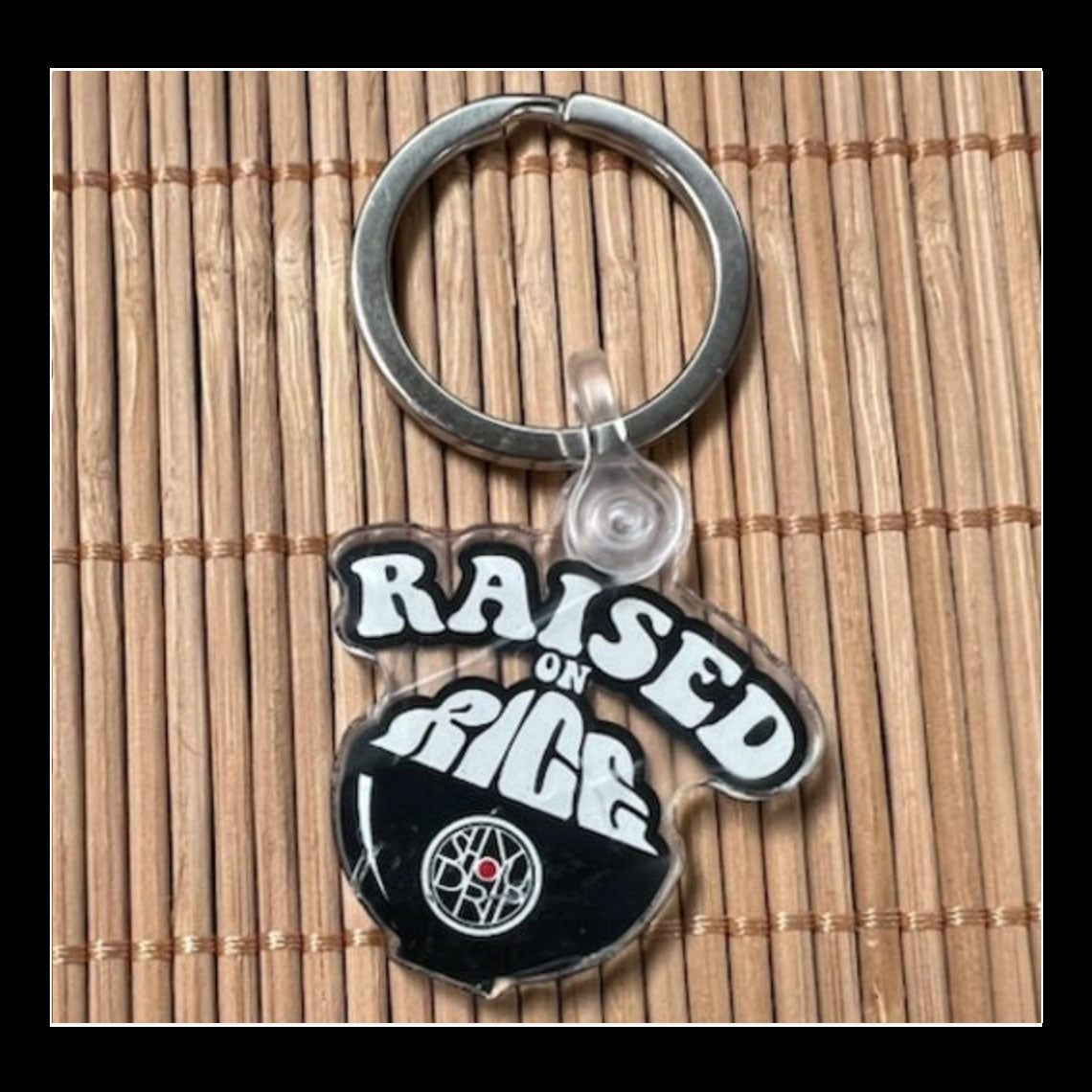 Raised on Rice Keychain