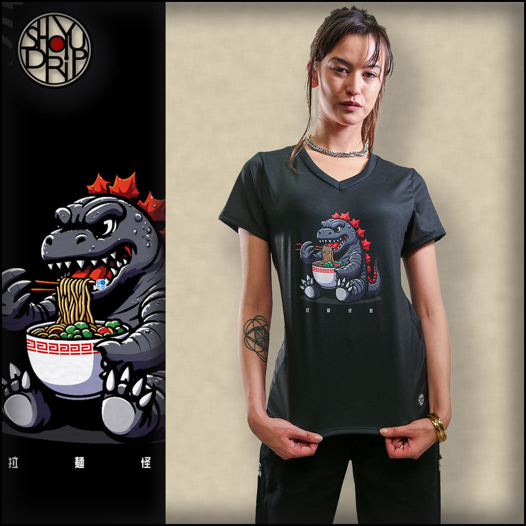 Ramen Monster Womens Scoop Neck T-Shirt