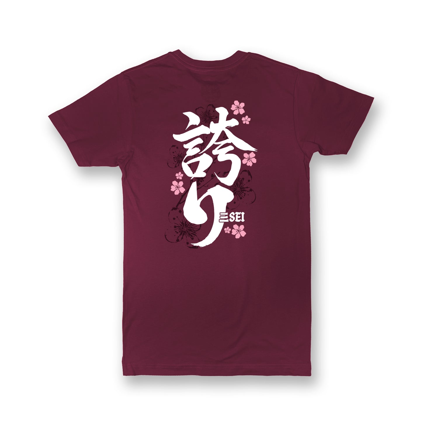 Sansei Classic Cotton Maroon Tee