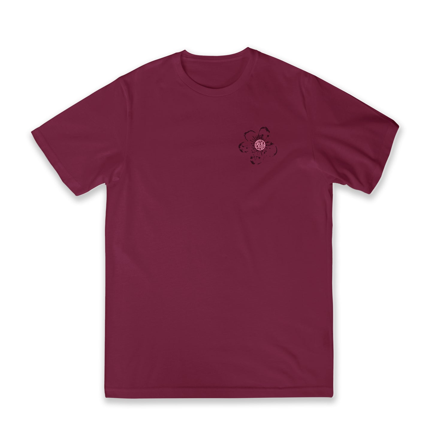 Sansei Classic Cotton Maroon Tee