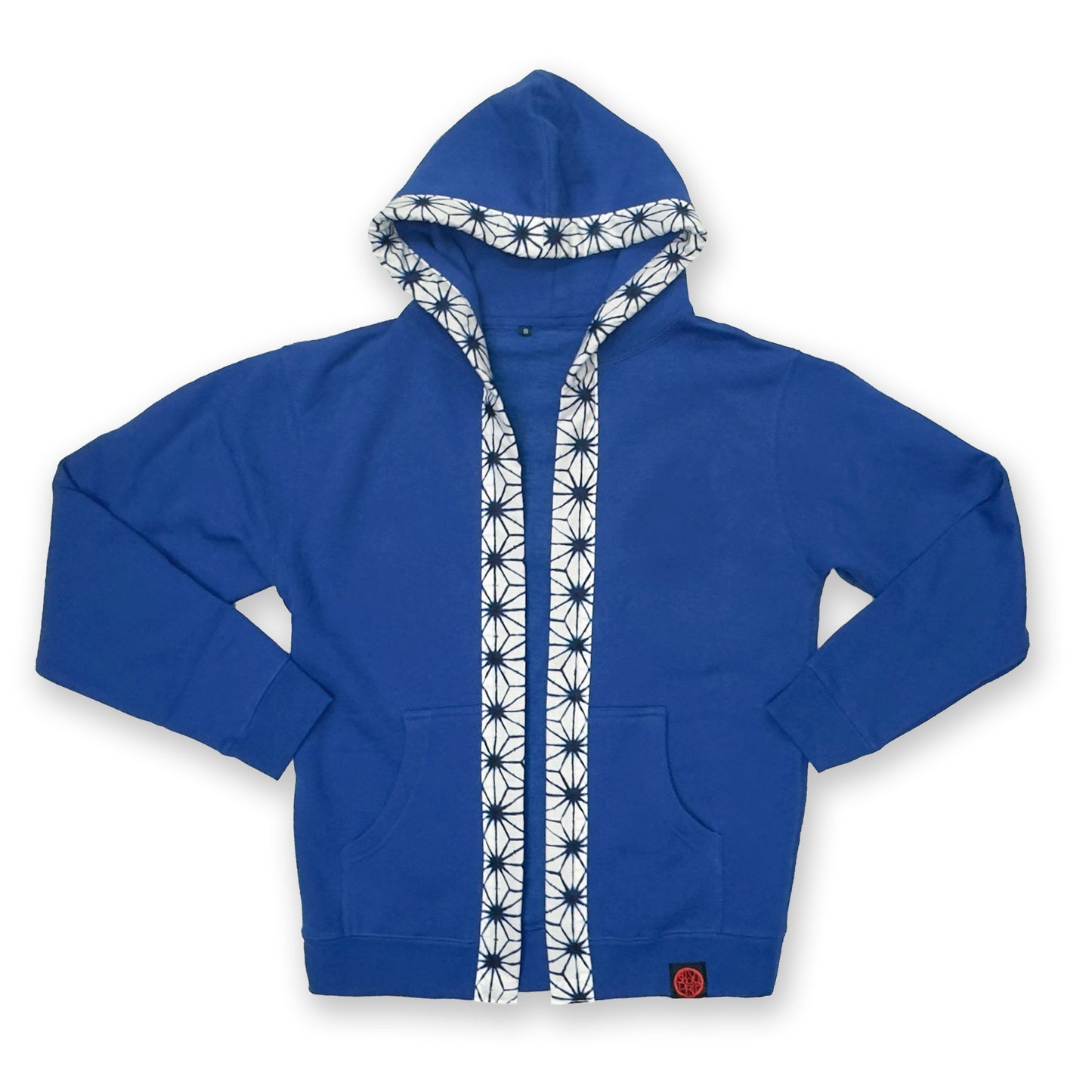 PreOrder: Shibori Star on Blue Happi Hoodie