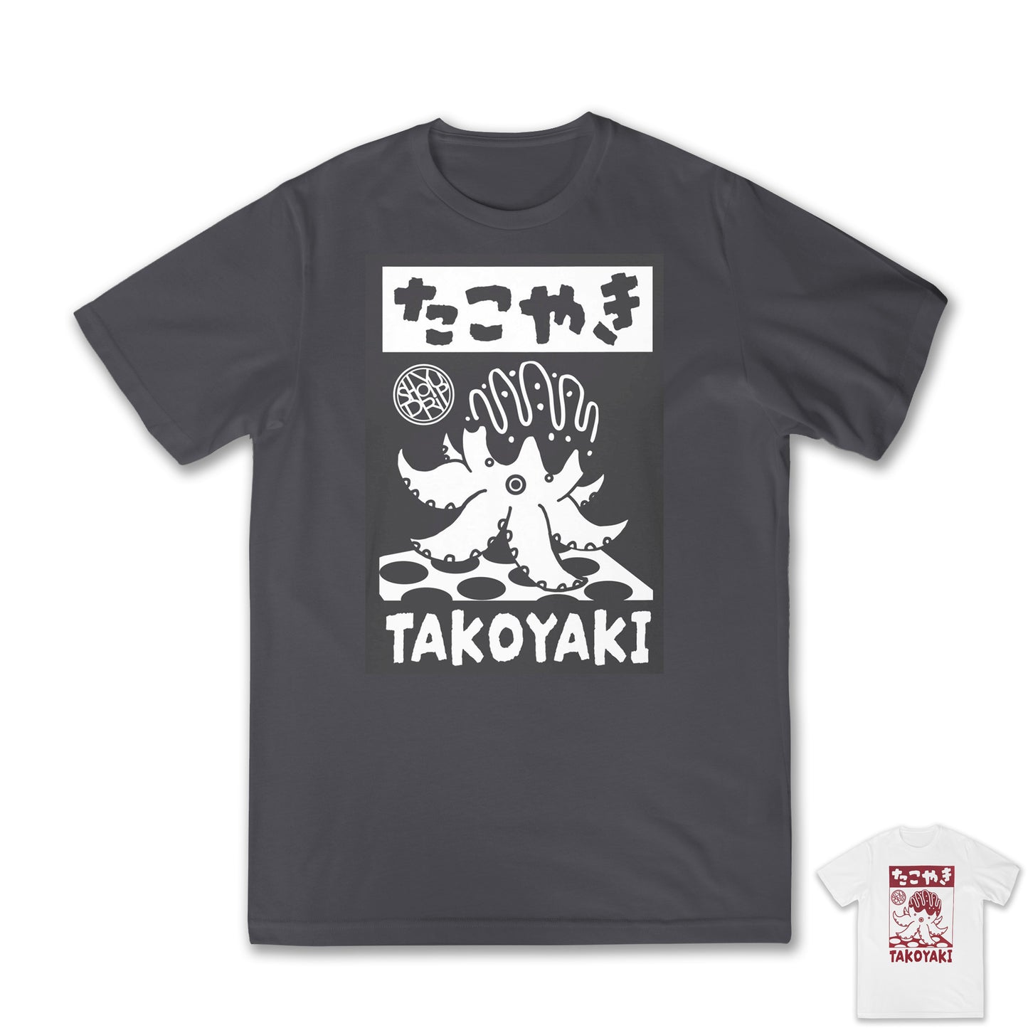 Takoyaki White Cotton Classic Tee