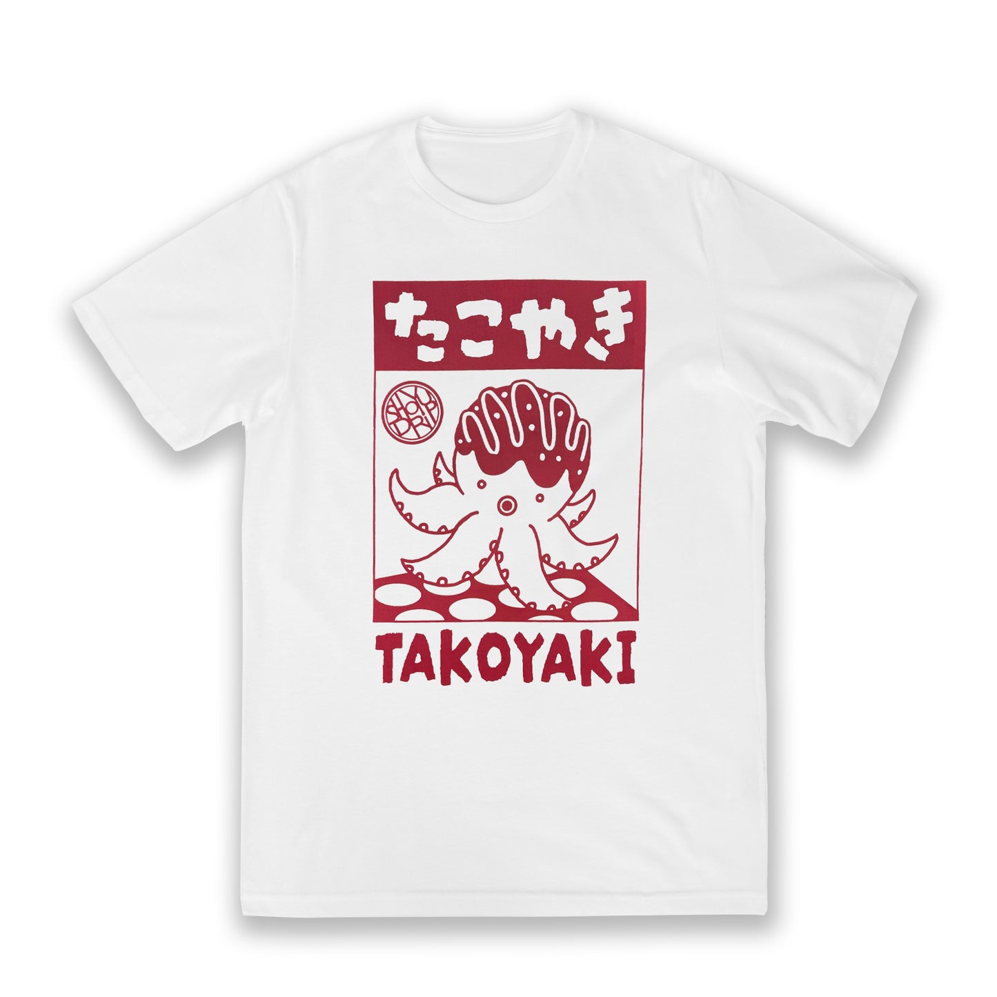 Takoyaki White Cotton Classic Tee