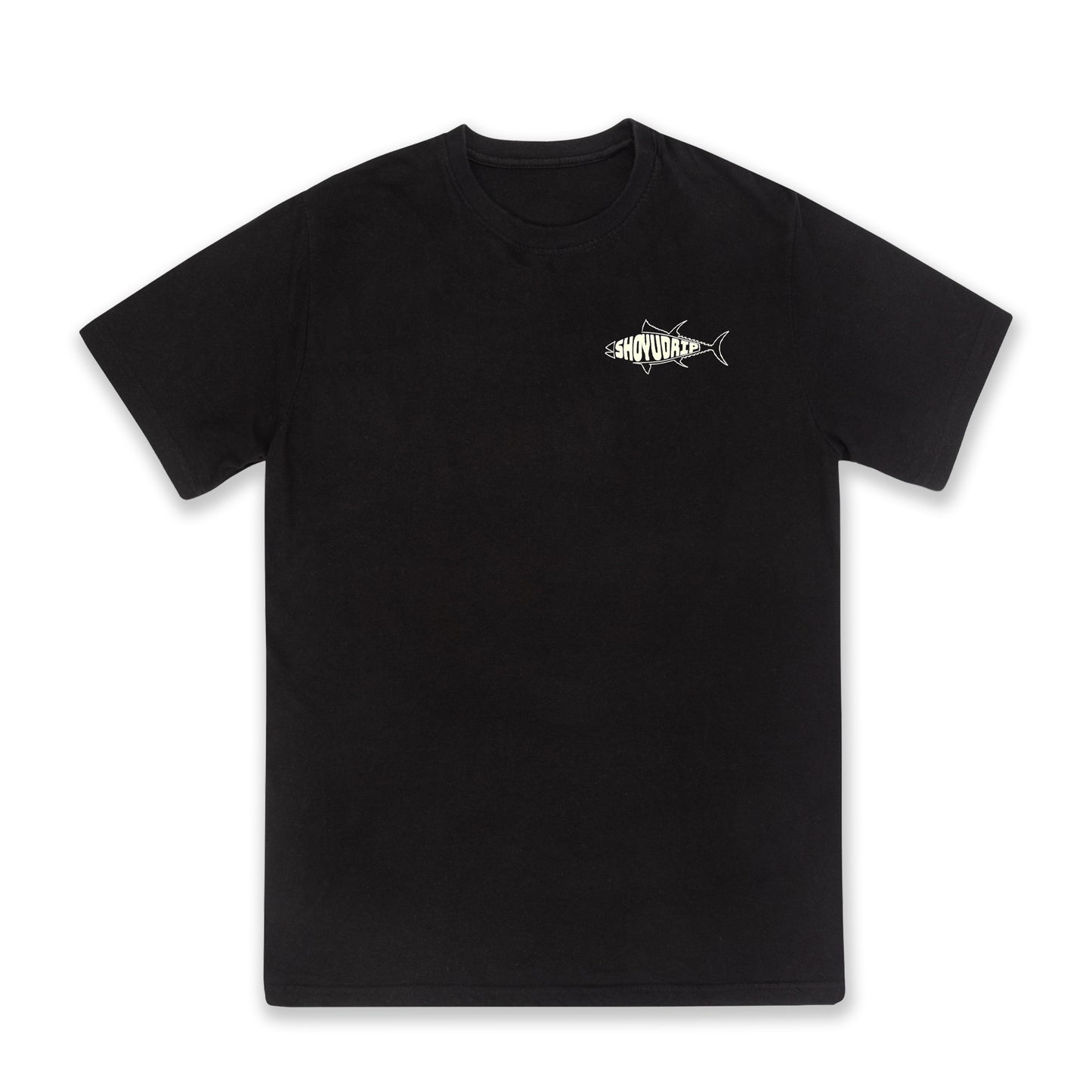 Tsukiji Black Cotton T-Shirt
