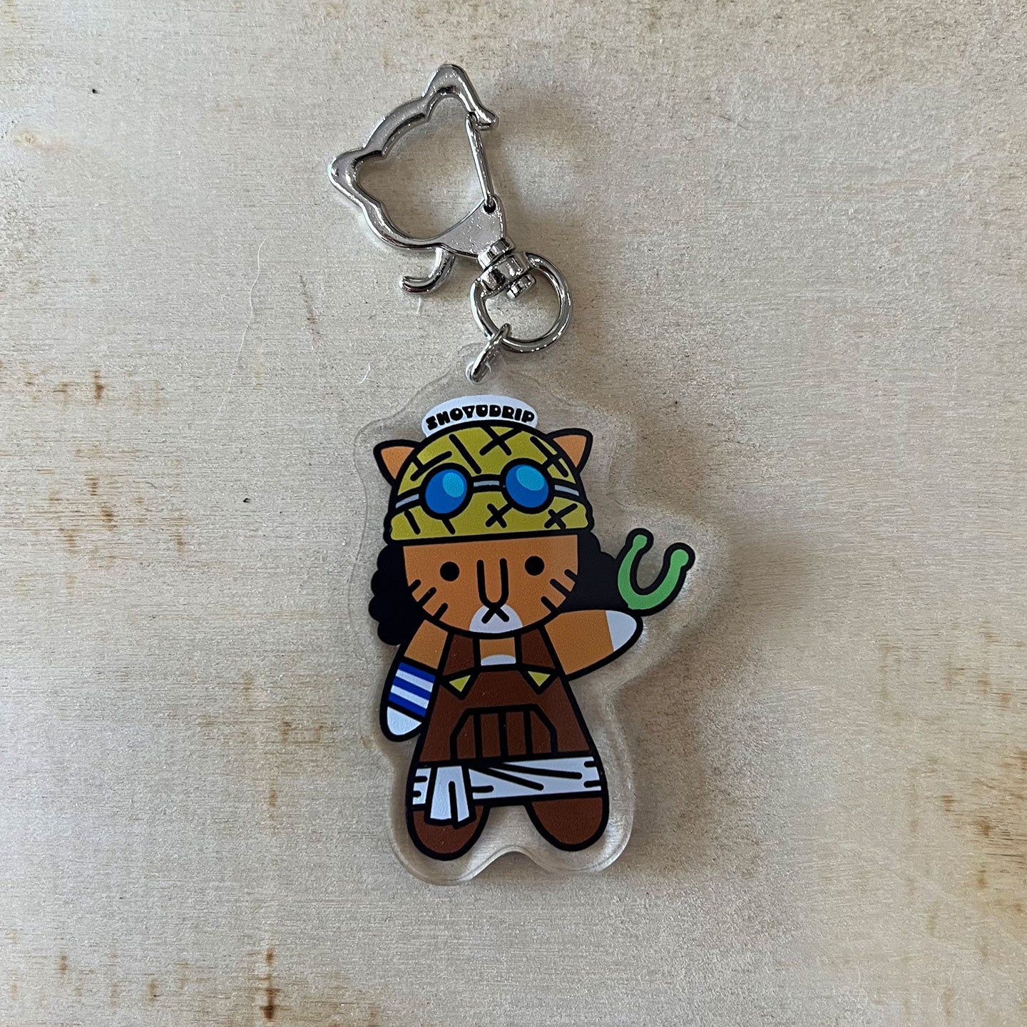 Usopp Cat Keychain