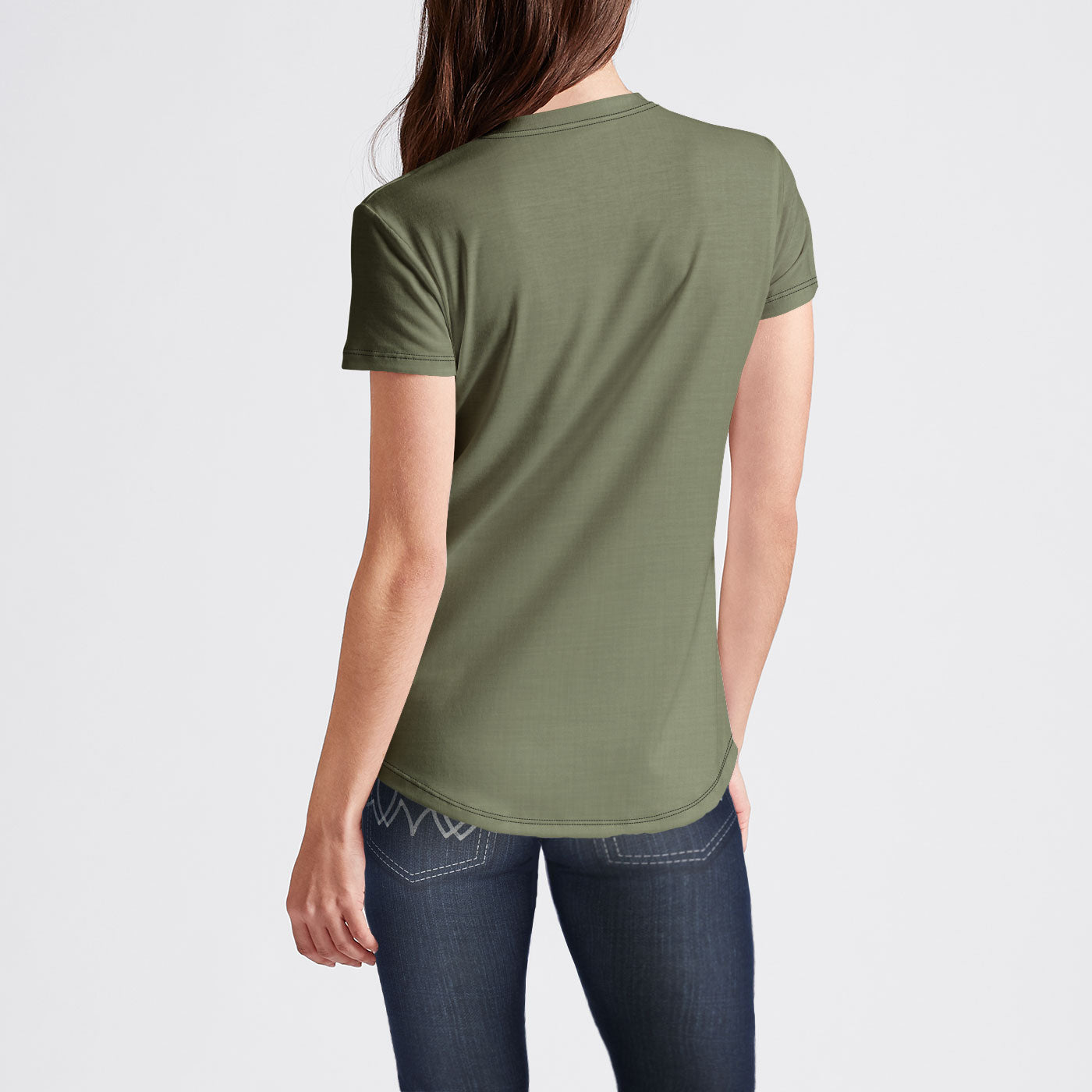 Queen of Aces Green Womens Tshirt