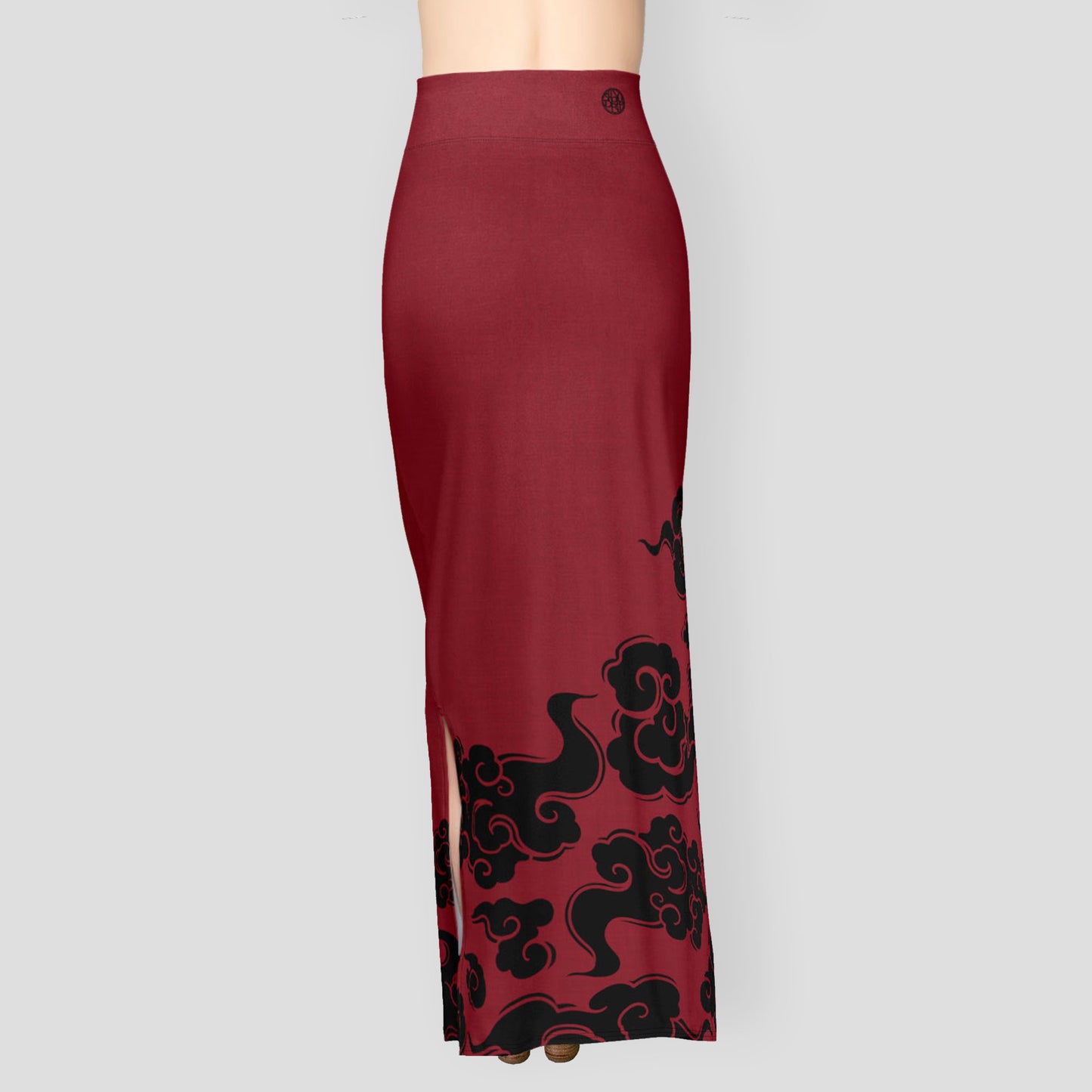 Red Izumo Maxi Skirt