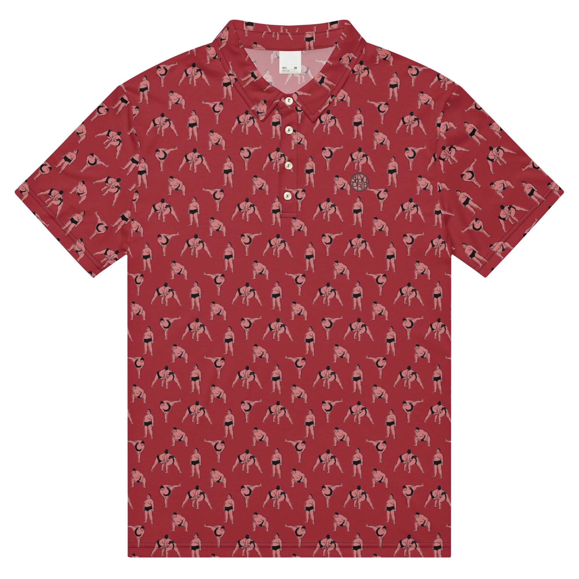 Red Sumo Men's slim fit polo – ShoyuDrip