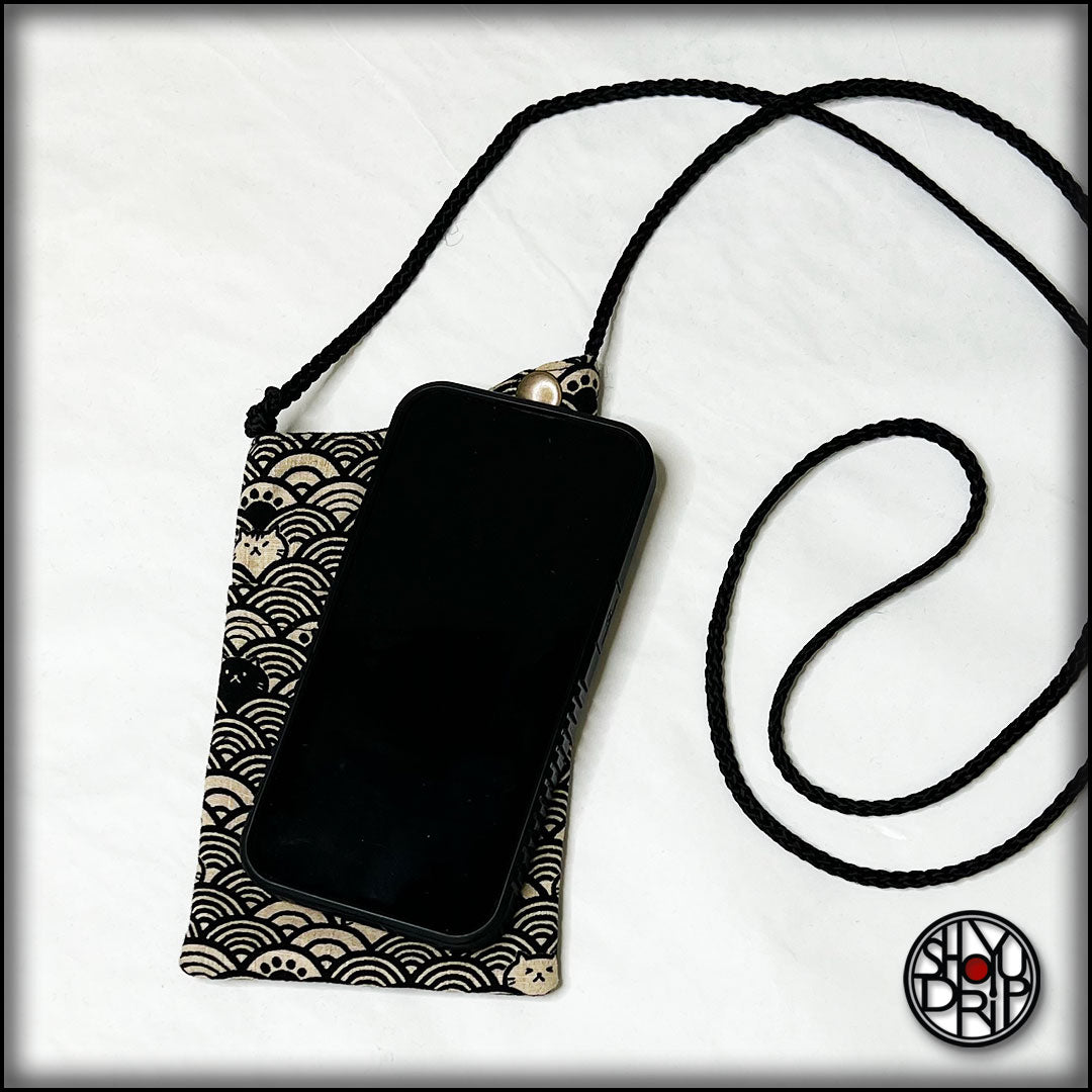 Black Cat Phone Sling