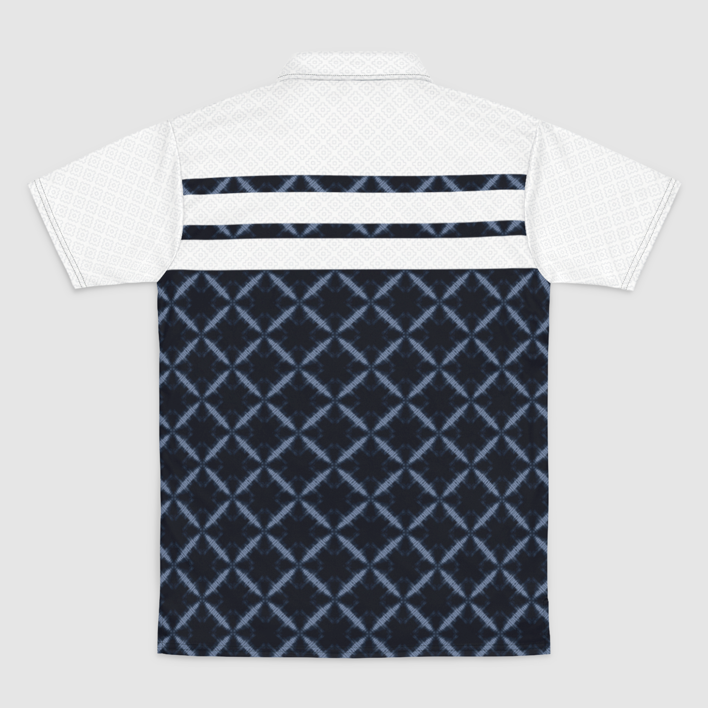 Shibori Crossing Mens Polo Shirt