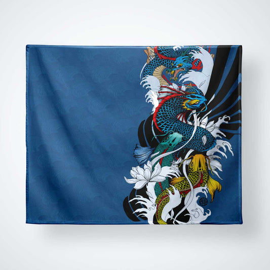 Dragons Gate Plush Throw Blanket
