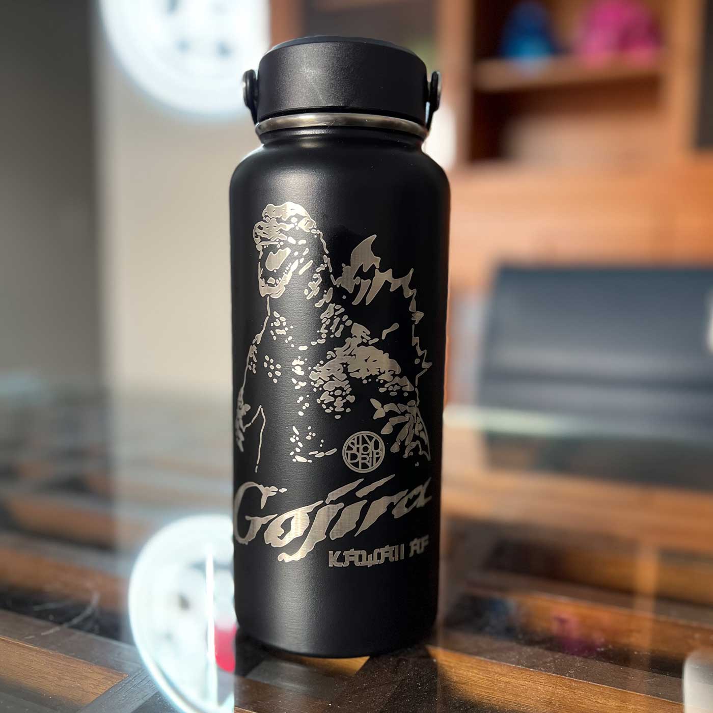 Gojira Black 32oz Wide Mouth Water Bottle