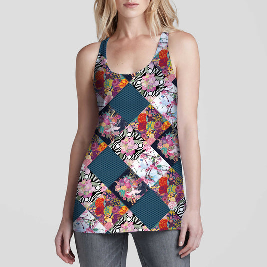 Origami Racerback Tank Top