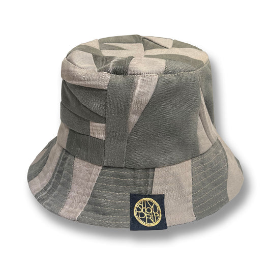 Olive and Grey Bucket Hat