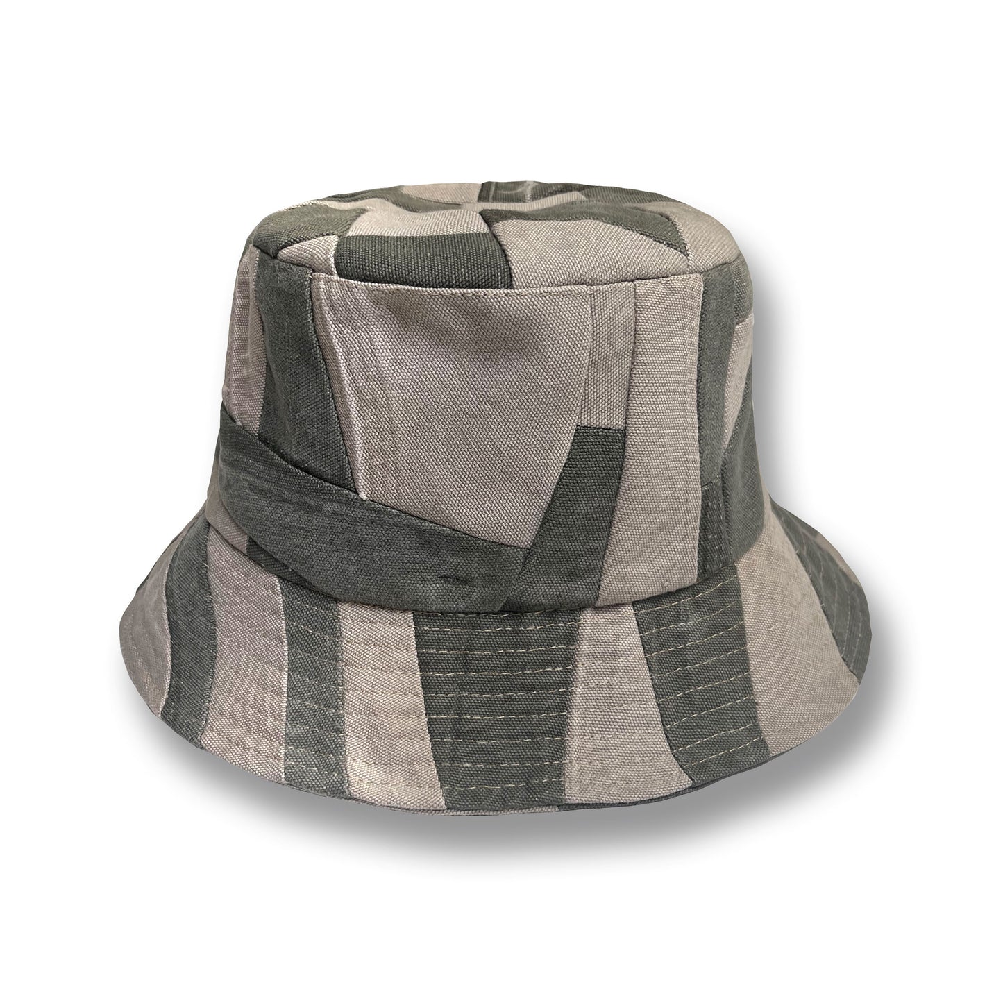 Olive and Grey Bucket Hat