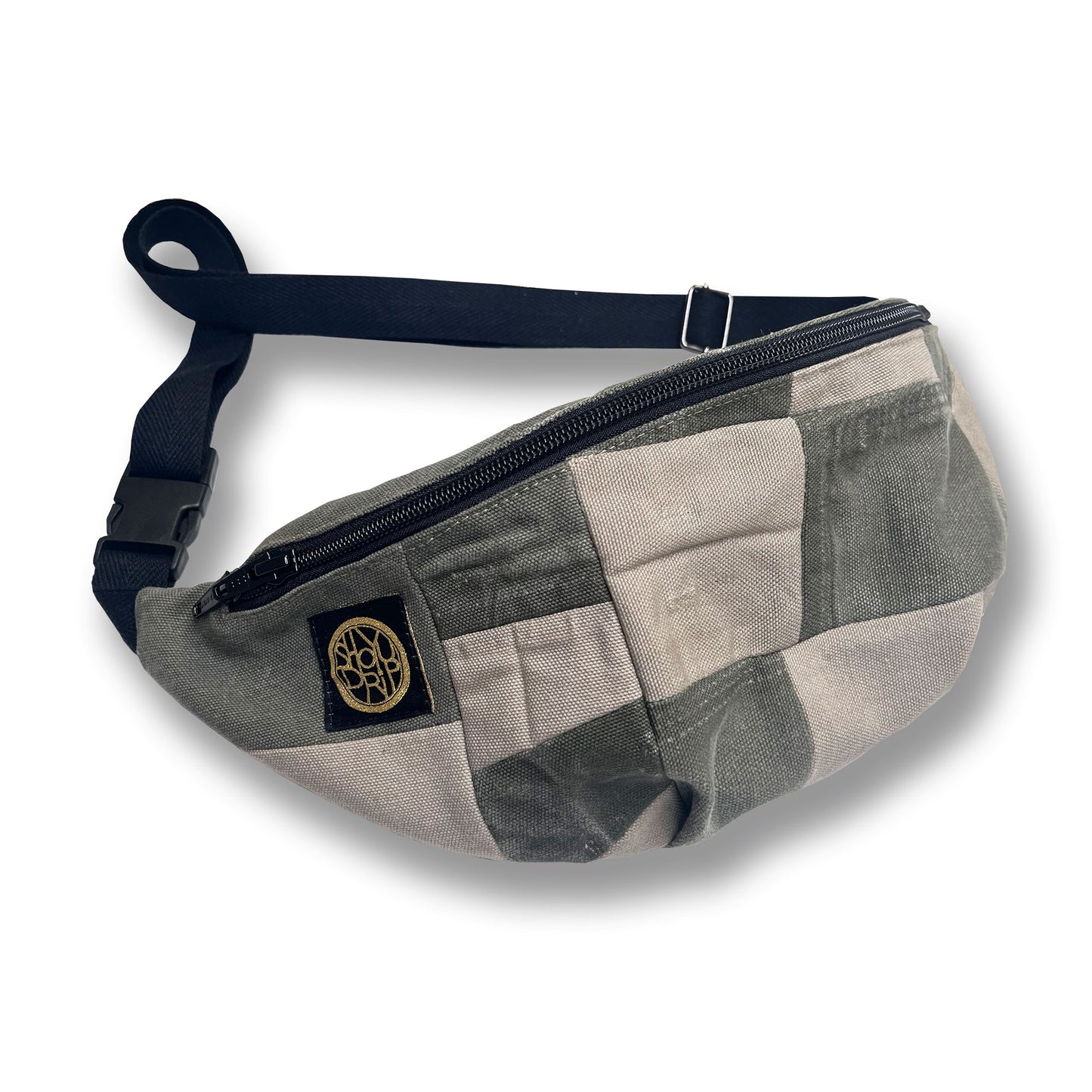 Olive and Grey Fanny Pack