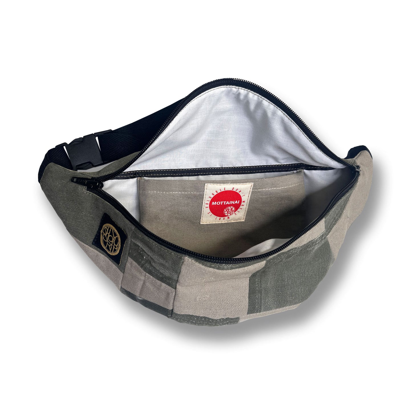 Olive and Grey Fanny Pack