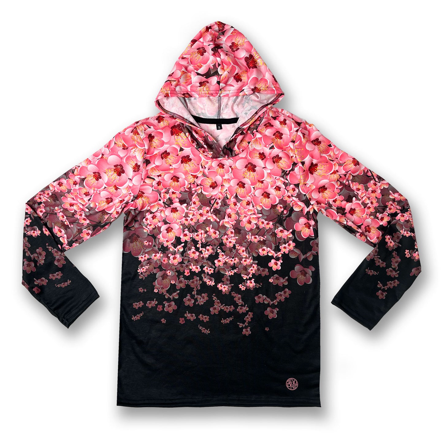 Plum Blossom Tshirt Hoodie (Marked Down)