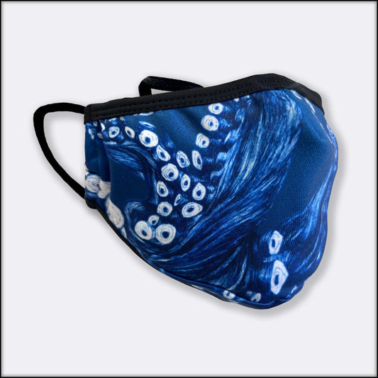 Blue Octo 3-Layer Mask
