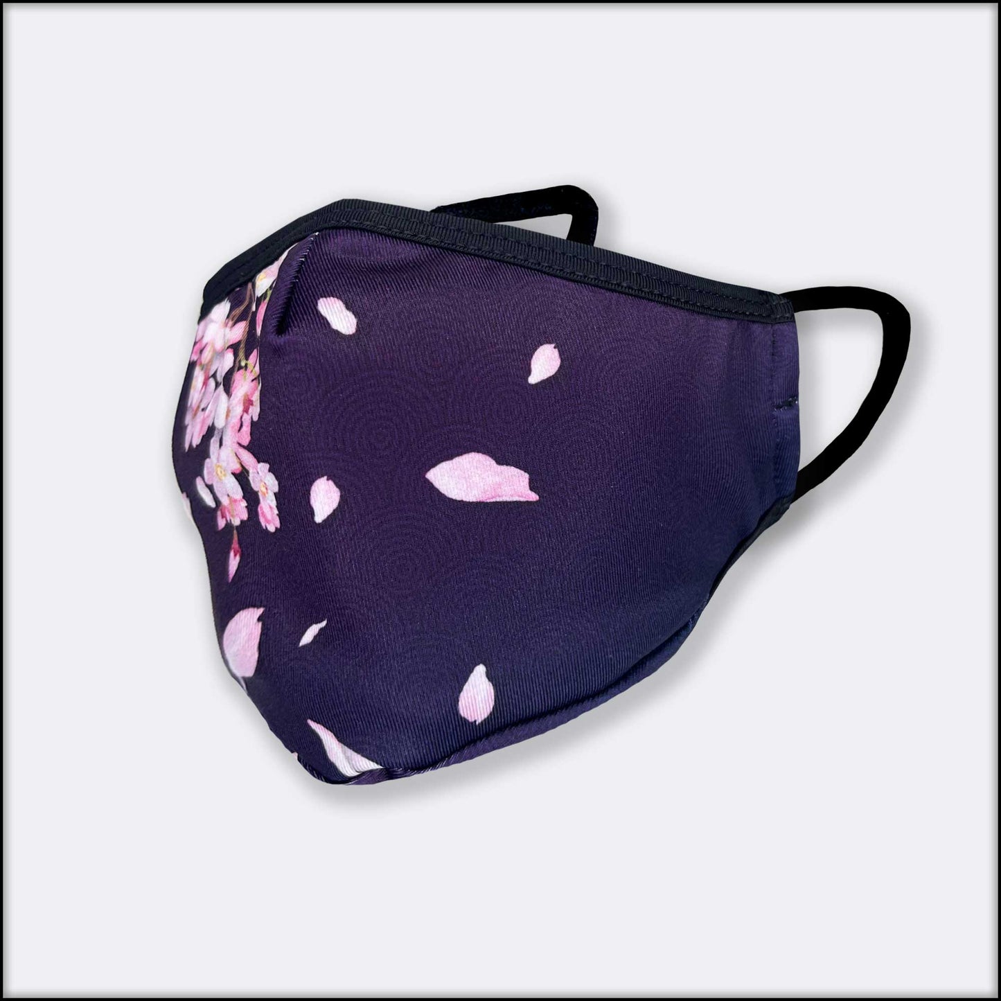 Purple Sakura 3-Layer Mask