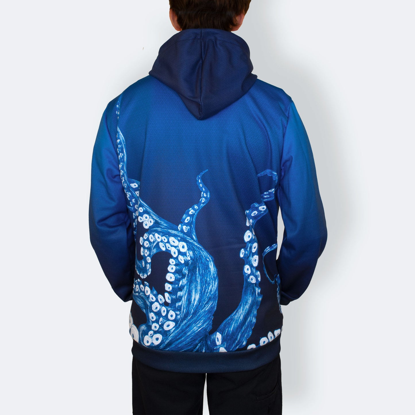 Octo Blue Unisex Pullover Hoodie