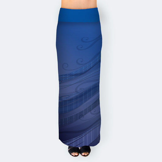 Blue Kaze Maxi Skirt